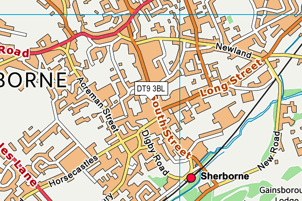 DT9 3BL map - OS VectorMap District (Ordnance Survey) DT9 3BL map - OS VectorMap District (Ordnance Survey)