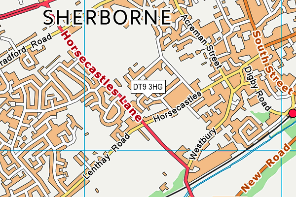 DT9 3HG map - OS VectorMap District (Ordnance Survey) DT9 3HG map - OS VectorMap District (Ordnance Survey)