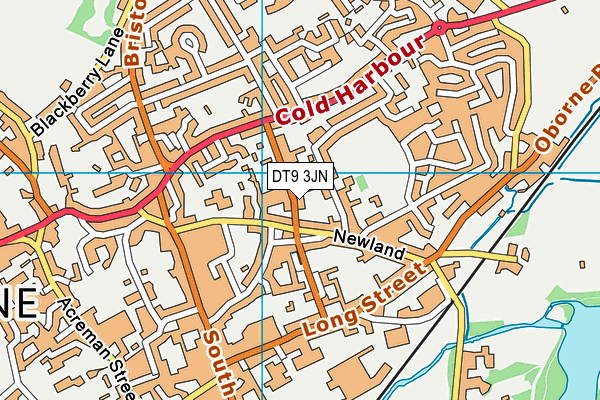 DT9 3JN map - OS VectorMap District (Ordnance Survey) DT9 3JN map - OS VectorMap District (Ordnance Survey)