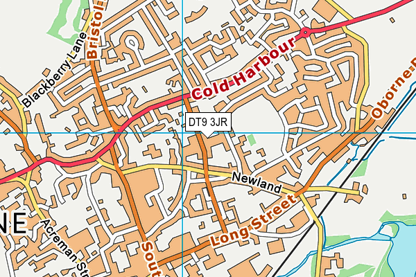 DT9 3JR map - OS VectorMap District (Ordnance Survey) DT9 3JR map - OS VectorMap District (Ordnance Survey)