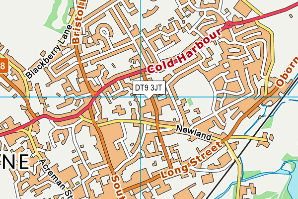 DT9 3JT map - OS VectorMap District (Ordnance Survey) DT9 3JT map - OS VectorMap District (Ordnance Survey)
