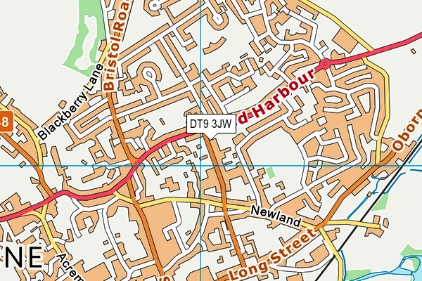 DT9 3JW map - OS VectorMap District (Ordnance Survey) DT9 3JW map - OS VectorMap District (Ordnance Survey)