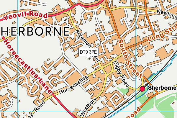 DT9 3PE map - OS VectorMap District (Ordnance Survey) DT9 3PE map - OS VectorMap District (Ordnance Survey)