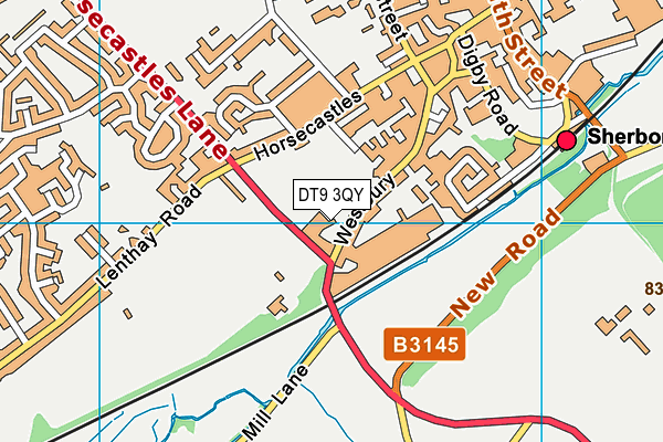 DT9 3QY map - OS VectorMap District (Ordnance Survey) DT9 3QY map - OS VectorMap District (Ordnance Survey)