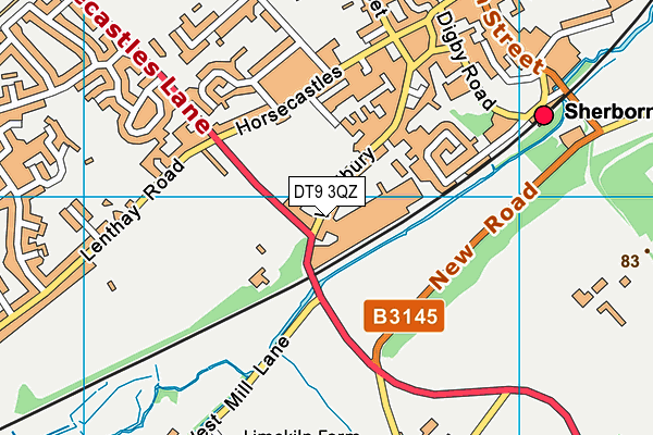DT9 3QZ map - OS VectorMap District (Ordnance Survey) DT9 3QZ map - OS VectorMap District (Ordnance Survey)