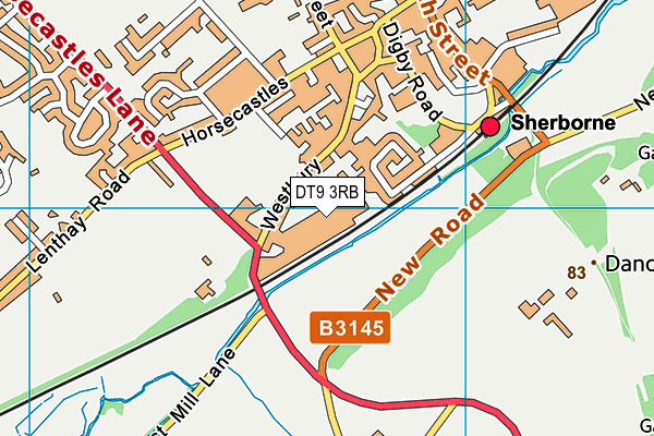 DT9 3RB map - OS VectorMap District (Ordnance Survey) DT9 3RB map - OS VectorMap District (Ordnance Survey)
