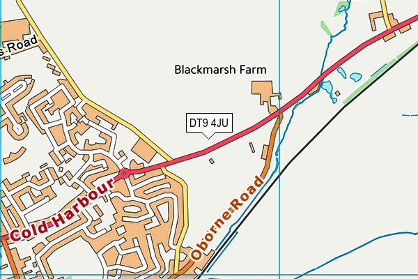 DT9 4JU map - OS VectorMap District (Ordnance Survey) DT9 4JU map - OS VectorMap District (Ordnance Survey)