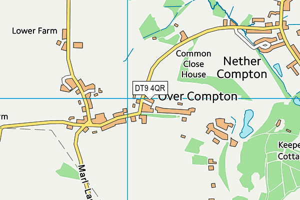 DT9 4QR map - OS VectorMap District (Ordnance Survey) DT9 4QR map - OS VectorMap District (Ordnance Survey)