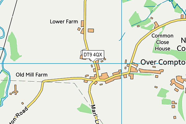 DT9 4QX map - OS VectorMap District (Ordnance Survey) DT9 4QX map - OS VectorMap District (Ordnance Survey)