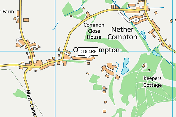 DT9 4RF map - OS VectorMap District (Ordnance Survey) DT9 4RF map - OS VectorMap District (Ordnance Survey)