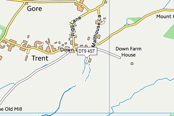 DT9 4ST map - OS VectorMap District (Ordnance Survey) DT9 4ST map - OS VectorMap District (Ordnance Survey)