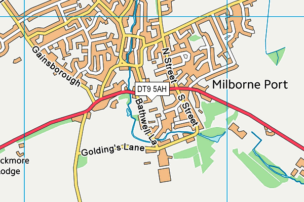 DT9 5AH map - OS VectorMap District (Ordnance Survey) DT9 5AH map - OS VectorMap District (Ordnance Survey)