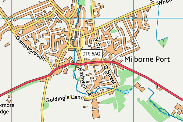 DT9 5AQ map - OS VectorMap District (Ordnance Survey) DT9 5AQ map - OS VectorMap District (Ordnance Survey)