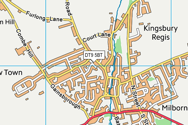 DT9 5BT map - OS VectorMap District (Ordnance Survey) DT9 5BT map - OS VectorMap District (Ordnance Survey)