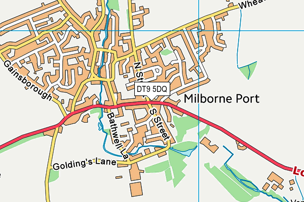 DT9 5DQ map - OS VectorMap District (Ordnance Survey) DT9 5DQ map - OS VectorMap District (Ordnance Survey)