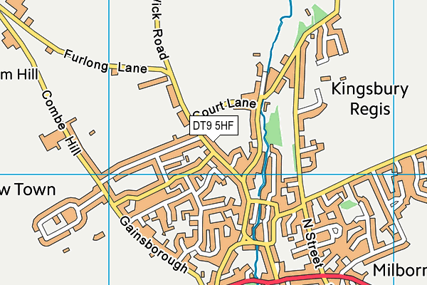 DT9 5HF map - OS VectorMap District (Ordnance Survey) DT9 5HF map - OS VectorMap District (Ordnance Survey)