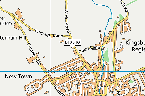 DT9 5HG map - OS VectorMap District (Ordnance Survey) DT9 5HG map - OS VectorMap District (Ordnance Survey)
