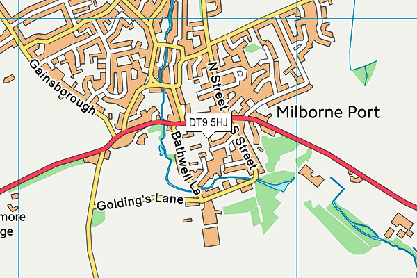 DT9 5HJ map - OS VectorMap District (Ordnance Survey) DT9 5HJ map - OS VectorMap District (Ordnance Survey)