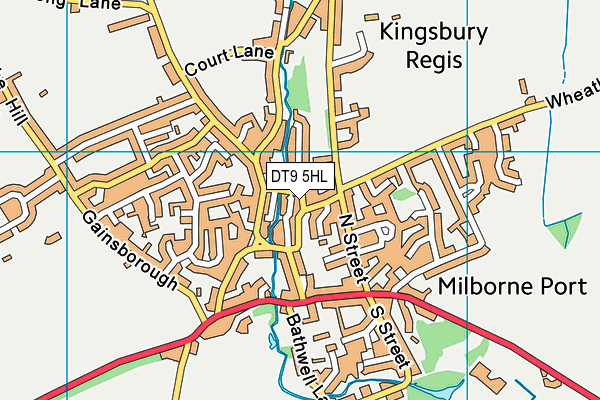 DT9 5HL map - OS VectorMap District (Ordnance Survey) DT9 5HL map - OS VectorMap District (Ordnance Survey)