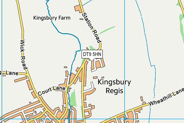 DT9 5HN map - OS VectorMap District (Ordnance Survey) DT9 5HN map - OS VectorMap District (Ordnance Survey)