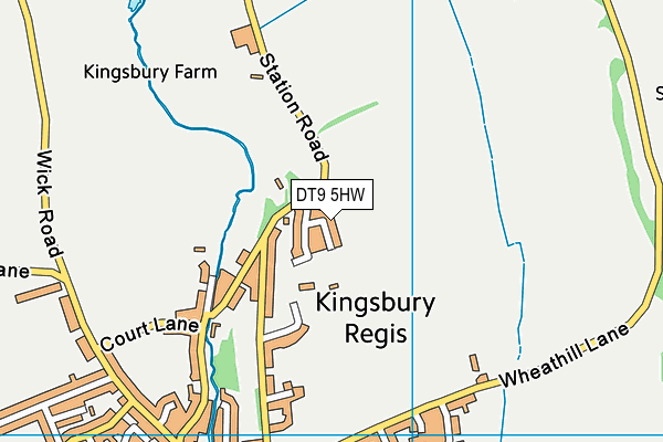 DT9 5HW map - OS VectorMap District (Ordnance Survey) DT9 5HW map - OS VectorMap District (Ordnance Survey)