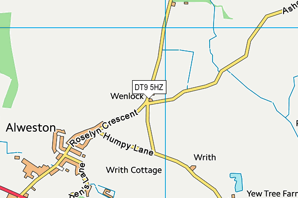 DT9 5HZ map - OS VectorMap District (Ordnance Survey) DT9 5HZ map - OS VectorMap District (Ordnance Survey)