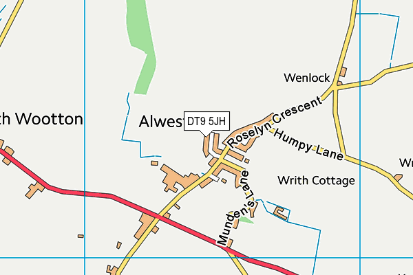 DT9 5JH map - OS VectorMap District (Ordnance Survey) DT9 5JH map - OS VectorMap District (Ordnance Survey)