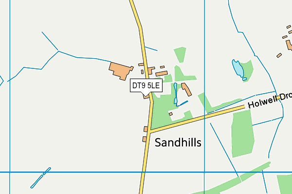 DT9 5LE map - OS VectorMap District (Ordnance Survey) DT9 5LE map - OS VectorMap District (Ordnance Survey)