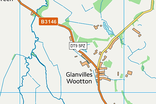 DT9 5PZ map - OS VectorMap District (Ordnance Survey) DT9 5PZ map - OS VectorMap District (Ordnance Survey)