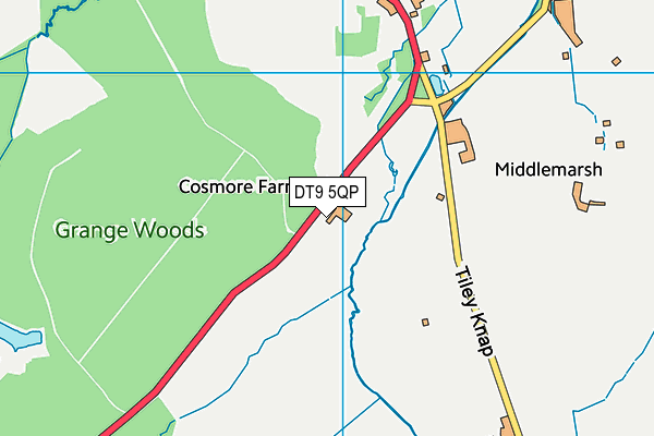 DT9 5QP map - OS VectorMap District (Ordnance Survey) DT9 5QP map - OS VectorMap District (Ordnance Survey)