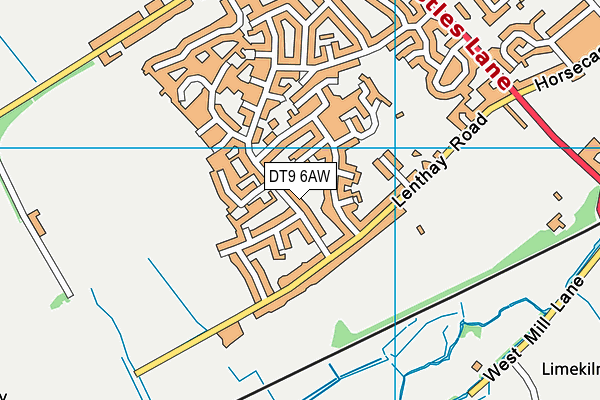 DT9 6AW map - OS VectorMap District (Ordnance Survey) DT9 6AW map - OS VectorMap District (Ordnance Survey)