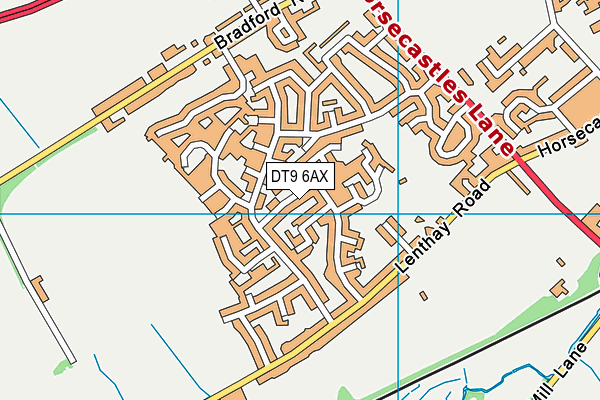 DT9 6AX map - OS VectorMap District (Ordnance Survey) DT9 6AX map - OS VectorMap District (Ordnance Survey)