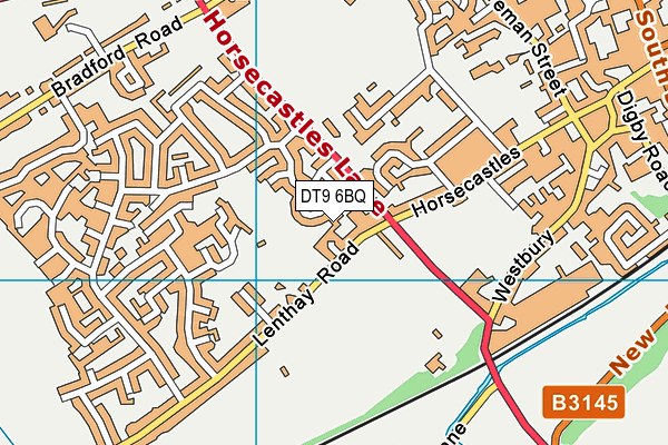 DT9 6BQ map - OS VectorMap District (Ordnance Survey) DT9 6BQ map - OS VectorMap District (Ordnance Survey)
