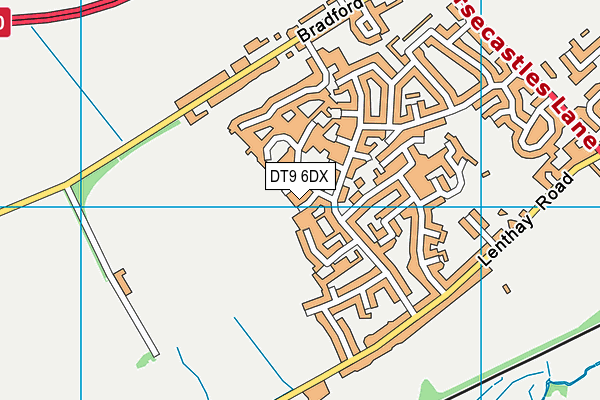 DT9 6DX map - OS VectorMap District (Ordnance Survey) DT9 6DX map - OS VectorMap District (Ordnance Survey)