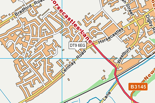 DT9 6EG map - OS VectorMap District (Ordnance Survey) DT9 6EG map - OS VectorMap District (Ordnance Survey)