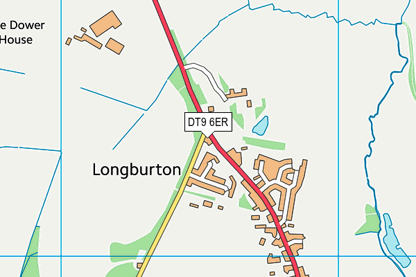 DT9 6ER map - OS VectorMap District (Ordnance Survey)
