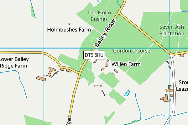 DT9 6HU map - OS VectorMap District (Ordnance Survey) DT9 6HU map - OS VectorMap District (Ordnance Survey)