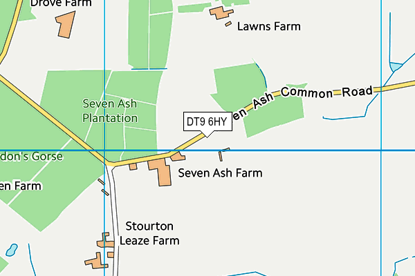 DT9 6HY map - OS VectorMap District (Ordnance Survey) DT9 6HY map - OS VectorMap District (Ordnance Survey)