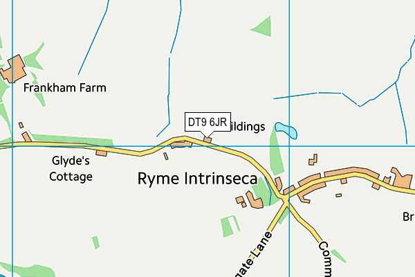 DT9 6JR map - OS VectorMap District (Ordnance Survey) DT9 6JR map - OS VectorMap District (Ordnance Survey)