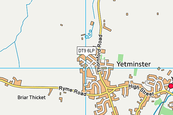 DT9 6LP map - OS VectorMap District (Ordnance Survey) DT9 6LP map - OS VectorMap District (Ordnance Survey)