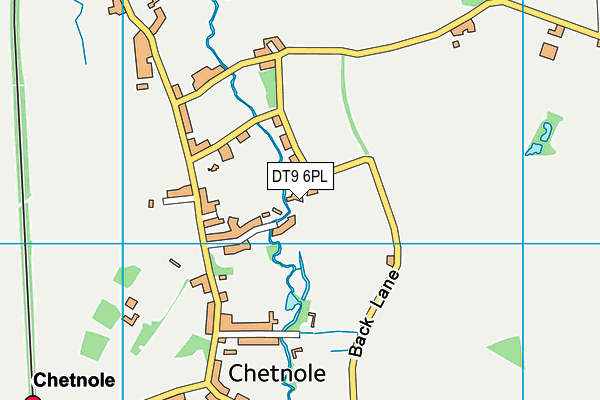 DT9 6PL map - OS VectorMap District (Ordnance Survey)