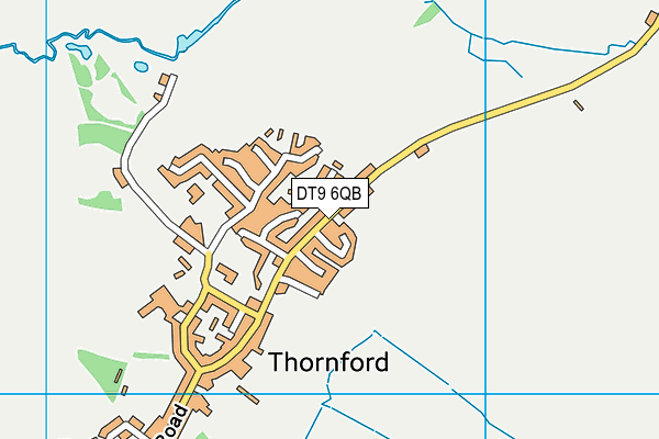 DT9 6QB map - OS VectorMap District (Ordnance Survey)