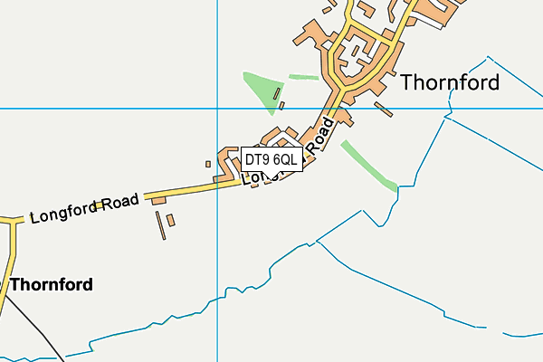 DT9 6QL map - OS VectorMap District (Ordnance Survey)
