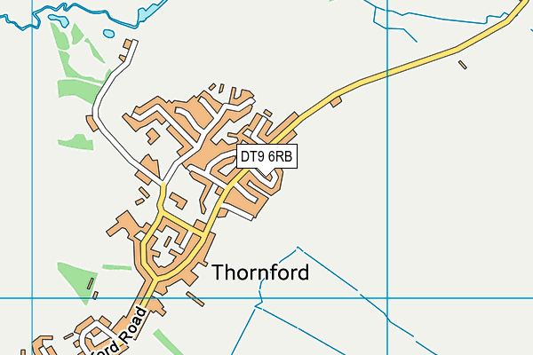 DT9 6RB map - OS VectorMap District (Ordnance Survey) DT9 6RB map - OS VectorMap District (Ordnance Survey)