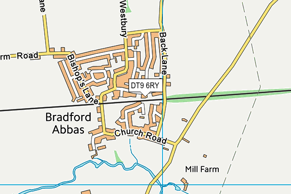 DT9 6RY map - OS VectorMap District (Ordnance Survey) DT9 6RY map - OS VectorMap District (Ordnance Survey)