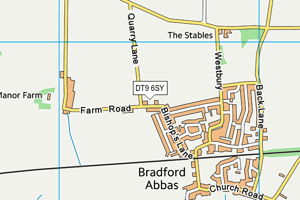 DT9 6SY map - OS VectorMap District (Ordnance Survey) DT9 6SY map - OS VectorMap District (Ordnance Survey)