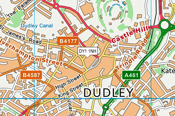 DY1 1NH map - OS VectorMap District (Ordnance Survey) DY1 1NH map - OS VectorMap District (Ordnance Survey)