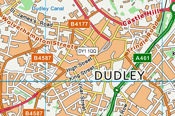 DY1 1QQ map - OS VectorMap District (Ordnance Survey) DY1 1QQ map - OS VectorMap District (Ordnance Survey)