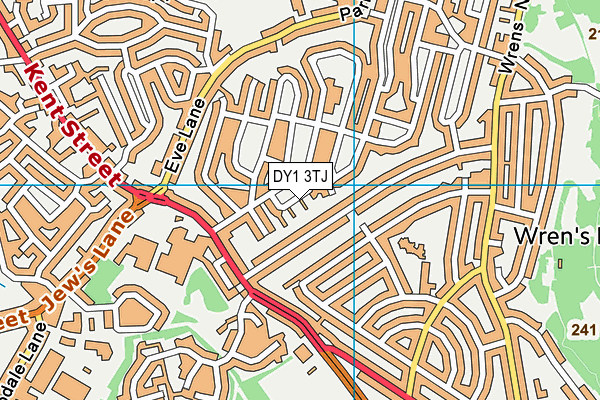 DY1 3TJ map - OS VectorMap District (Ordnance Survey) DY1 3TJ map - OS VectorMap District (Ordnance Survey)