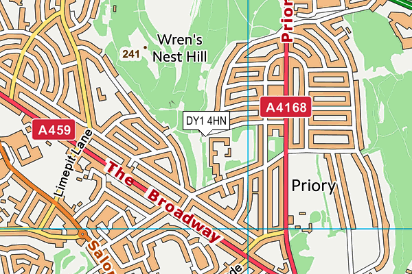 DY1 4HN map - OS VectorMap District (Ordnance Survey) DY1 4HN map - OS VectorMap District (Ordnance Survey)